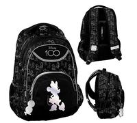 BeUniq Disney 100 zaino per la scuola, Nero, L