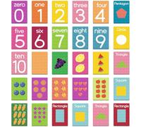 BEUNITONE 27 pezzi numeri e forme in feltro, kit di apprendimento matematico in feltro sfocato per i primi anni, kit di conteggio per prescolare, asilo e scuola materna