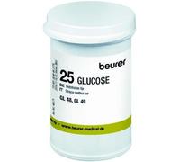 Strisce misurazione glicemia beurer per glucometro gl48/gl49 in flacone 50 pezzi