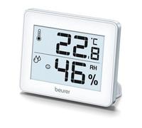 Beurer Termometro igrometro digitale 2 Sensori Alimentazione a batteria colore Bianco - 679.15 HM16