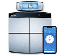 Beurer Bilancia diagnostica Body Complete BF 105 – Display XXL rimovibile e Bluetooth – Nera