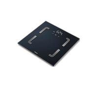 Beurer BF 880 Bilancia diagnostica WIFI e Bluetooth digitale con app, determinazione e analisi dei valori corporei, misurazione della percentuale di grasso corporeo e muscolare, max 180 kg
