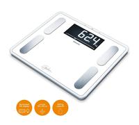 Beurer BF 410 Signature Line White Bilancia Diagnostica XXL con Portata fino a 200 kg, 35 x 30 cm, Bianco