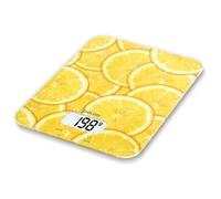 Beurer Bilancia da Cucina Digitale Elettronica Portata Massima 5 Kg in Vetro - Lemon - KS19