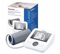 Beurer BM 27 Misuratore di pressione da braccio con controllo posizione bracciale, clinicamente validato, bracciale 22-42 cm, indicatore rischio, rilevamento aritmie, trasferimento dati Apple Health