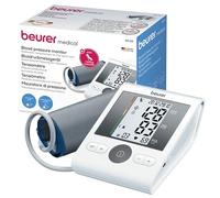 Beurer BM 28 Misuratore di Pressione da Braccio con Funzione di Memoria, Rilevazione Aritmie e Manicotto Universale
