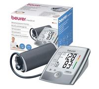 Beurer BM 35 Misuratore di Pressione e Battito da Braccio con 60 Posizioni di Memoria per 2 Diversi Utenti, Rilevazione Aritmie, Circonferenze Braccio 22-36 cm, Custodia, Funzionamento standard BM 35