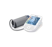 BEURER BM 49 Misuratore di Pressione da Braccio con Voce in Italiano, Display XL Illuminato, Rileva le Aritmie, Memoria per 2 Utenti x 60