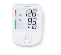 Beurer BM 38 Misuratore di pressione da braccio, Funzionamento con un solo pulsante BM 38, misurazione precisa grazie all'indicatore del valore a riposo, rilevazione delle aritmie, display XL
