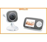 Beurer BY110 Babyphone Video Wi-Fi Funz. Visione Notturna a Infrarossi, Grigio