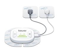 Beurer EM 70 Wireless Elettrostimolatore TENS/EMS Portatile con Telecomando e Batteria Ricaricabile per Terapia del Dolore, Allenamento Muscolare e Massaggio
