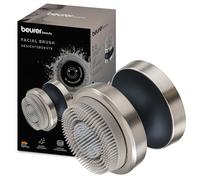 Beurer FC 59 Dual Spazzola Viso Rotante per una Pulizia Profonda dei Pori, 3 Accessori Spazzola, 2 livelli di intensità, Impermeabile, Batteria Ricaricabile, adatto a tutti i tipi di pelle