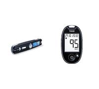 Beurer GL 50 Misuratore di Glicemia 3 in 1 (mg/dL) Senza Codifica, Penna Pungidi