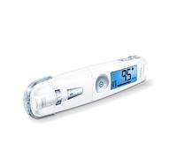 Beurer GL 50 Misuratore di Glicemia 3 in 1 (mg/dL) Senza Codifica, Penna pungidito, Plug in USB con Software Integrato e Misuratore in un Solo Strumento, Colore Bianco