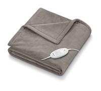 Beurer HD75 Taupe Comodo Elettrico Riscaldato Copriletto Coperta Con 6 Temp
