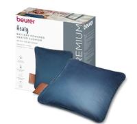Beurer Heaty Termoforo, termoforo senza fili con batteria ricaricabile, con spegnimento automatico e 3 livelli di temperatura, con riscaldamento rapido, morbido velluto, blu