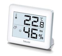 Beurer HM 16 Termoigrometro Per il Controllo della temperatura e dell'Umidità dell'aria Classifica i valori con un'indicazione Intuitiva, Display ben leggibile da 7,5 x 5,4 cm
