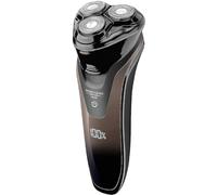 Beurer HR 8000 Rasoio a Testine Rotanti Elettrico senza Fili, con Accessorio per Barba e Basette e Rifinitore a Scomparsa Integrato