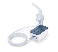 Beurer IH 15 Inalatore, dispositivo per raffreddori e malattie respiratorie come asma e BPCO, per nebulizzazione farmaci, piccolo, leggero, con funzionamento a un pulsante, ideale per uso quotidiano