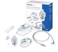 Beurer IH 16 Yearpack, un set completo di accessori con nebulizzatore per l'inalatore IH 16, serbatoio per farmaci, boccaglio, maschera per bambini e per adulti, 5 filtri di ricambio,disinfettabile