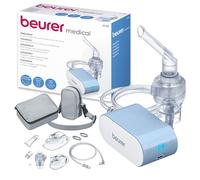 (TG. 0.25 Ml/Min) Beurer IH 60 Aerosol Portatile a Microcompressore con Batteria