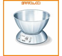 Beurer KS54 Bilancia da cucina elettronica Acciaio inossidabile Beurer