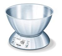 BEURER - KS54 Bilancia da Cucina con Timer 5 kg Colore Silver