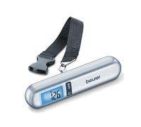 Beurer LS 06 Bilancia pesabagagli, bilancia digitale per bagagli con display LCD, metro integrato da 1 m per le dimensioni del bagaglio a mano, ideale per viaggi, fino a 40 kg