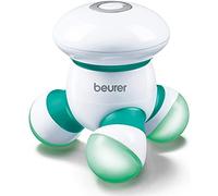 Beurer MG 16 Mini Dispositivo per Massaggio Ergonomico portatile, funzionamento a batteria, colore: Verde - delicato massaggio vibrante, ideale per schiena, collo, braccia e gambe