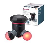 Beurer Mini massaggiatore MG 18, massaggiatore elettrico portatile per un delicato massaggio a vibrazione, ideale per schiena, collo, braccia e gambe, con luce LED, portatile, nero, 1 pezzo