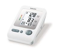 Beurer Sfigmomanometro da braccio BM26 – Display LCD, memoria fino a 4 utenti, Bianco