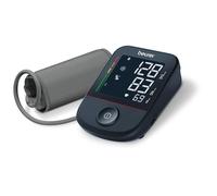 Beurer BM 48 Misuratore di pressione da braccio, facile da usare con un solo pulsante, misurazione delicata e rapida, rilevazione delle aritmie, ampio display, Con connessione all'app BM 48