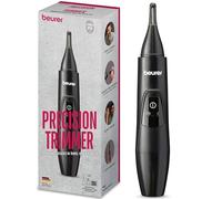 Beurer MN2X Rifinitore di Precisione con 3 Accessori per Rifinire e Modellare con Precisione Sopracciglia, Peli del Naso e delle Orecchie anche in Viaggio Grazie alla Pratica Custodia