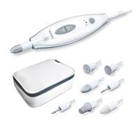 Beurer MP 41 Fresa Elettrica per Unghie con 7 Accessori in Zaffiro e Feltro, Manicure e Pedicure Professionale a 4600 Giri/min, Luce LED, Rotazione Reversibile, Adatto a Diabetici, con Custodia