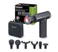 Beurer MG195 - Pistola massaggiatrice con funzione fredda e calda, massaggio percutivo professionale, sollievo muscolare e recupero sportivo, ricaricabile e portatile