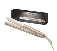 Beurer - Piastra Per Capelli Lisci E Onde Hs 70 Iconic Pro-crema E Oro Beurer