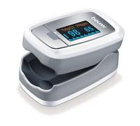 Beurer PO 30 Saturimetro per il Monitoraggio della Saturazione di Ossigeno nel Sangue e della Frequenza Cardiaca, Pulsossimetro Compatto, Spegnimento Automatico e Indicatore di sostituzione batterie