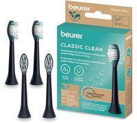 Beurer SC Classic Clean - Testine per spazzolino elettrico, 4 spazzole di ricambio per spazzolini sonici Philips Sonicare, setole a forma di W, durezza media