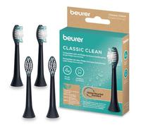 Beurer SC Classic Clean testine per spazzolino elettrico, Durezza Media | 4 Testine Di Ricambio Per SC 11, SC 30, SC 50 & Philips Sonicare Spazzolini Sonici, Setole Indicatrici A Forma Di W