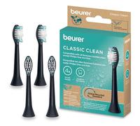 Beurer SC Classic Clean - Testine per spazzolino elettrico, 4 spazzole di ricambio per spazzolini sonici Philips Sonicare, setole a forma di W, durezza media
