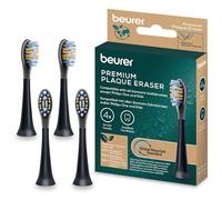 Beurer SC Plaque Eraser Testine per spazzolino elettrico, 4 testine di ricambio per spazzolini sonici Philips Sonicare, vibrazione ottimizzata dei peli, grado di durezza media