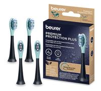 Beurer SC Protection Plus - Testine per spazzolino elettrico, 4 spazzole di ricambio compatibili con spazzolini sonici Philips Sonicare per denti sensibili, durezza morbida