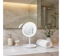 Specchio trucco luce led e base portaoggetti Beurer