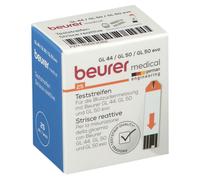 Beurer STRISCE MISURAZIONE GLICEMIA BEURER PER GLUCOMETRO GL44/GL50/GL50EVO IN FLACONE 25 PEZZI