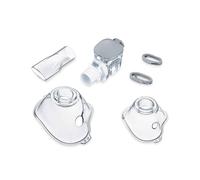 Beurer Yearpack Ih 57 Accessori di Ricambio per Aerosol Ih 57, Nebulizzatore a Rete con Contenitore per Farmaci, un Boccaglio, una Maschera per Adulti, una Maschera per Bambini