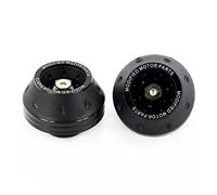 BEUTEE 2PCS Moto Crash Protector Cuscinetti di Protezione for Ruote Moto Motocross Pneumatici Paratelaio Accessori Moto Colorati (Color : Black x2, Size : 7)