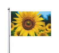 Beutiful - Bandiere con girasole per esterni, 9 x 1,5 m, bandiera stagionale da giardino con occhielli, bandiera per esterni, decorazioni per la casa, sfondo fotografico