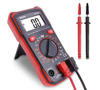 BEVA Multimetro Digitale, Mini Tester Digitale Professionale di AC/DC 2000 Conti, Rilevamento di Tensione, Corrente, Resistenza, Capacità, Frequenza e Diodo