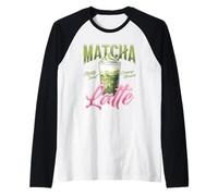 Bevanda cremosa al tè Verde Freddo Umami Matcha Latte Maglia con Maniche Raglan