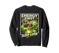 Bevanda Energetica Energy Fist Sleep Later Felpa